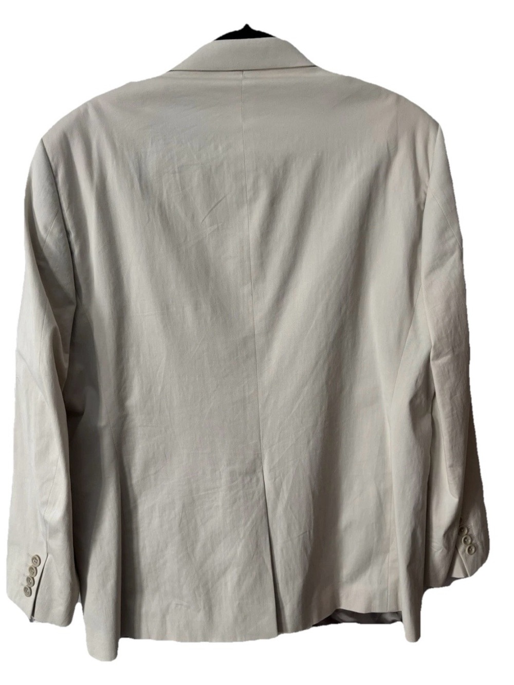 Banana Republic Beige Cotton Sport Coat 42S Short Summer Party Made In Italy - Picture 5 of 12